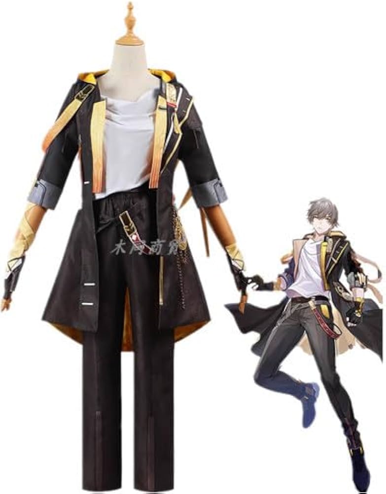 Amazon.co.jp: 崩壊 スターレイル開拓者男主人公 穹 コスプレ衣装