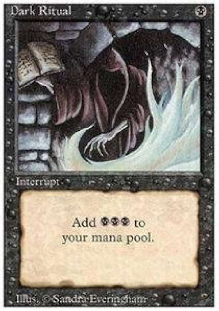 Amazon.co.jp: Magic: the Gathering - Dark Ritual - Revised Edition