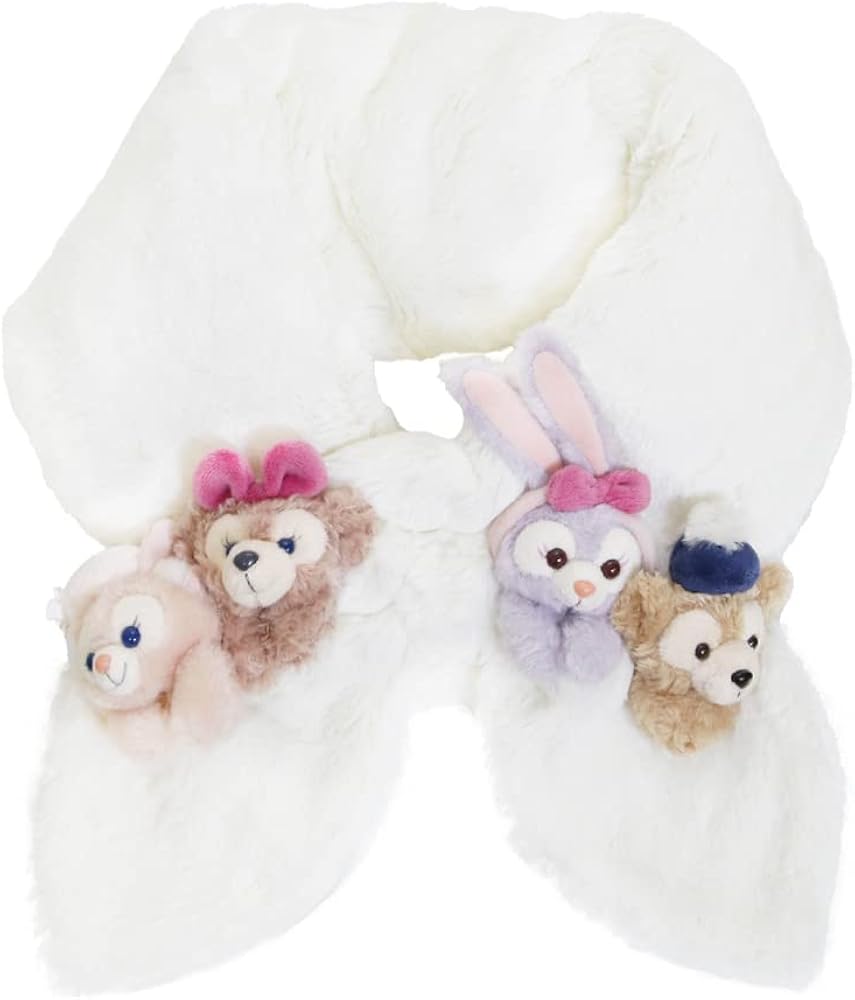 Amazon | ダッフィー＆フレンズ マフラー ウィンタートゥインクリング