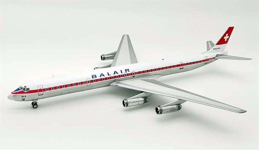 Amazon | INFLIGHT 200 1/200 完成品 BALAIR DC-8-63 HB-IDZ WITH