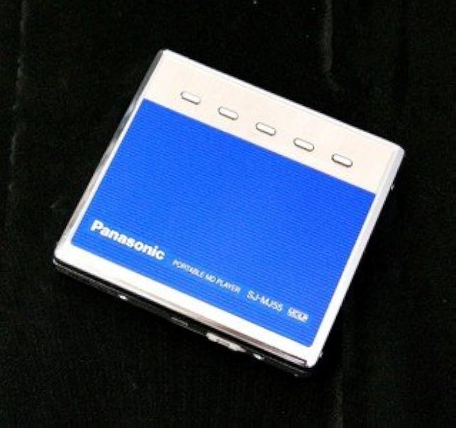 Amazon | Panasonic パナソニック SJ-MJ55-A ブルー ポータブルMD