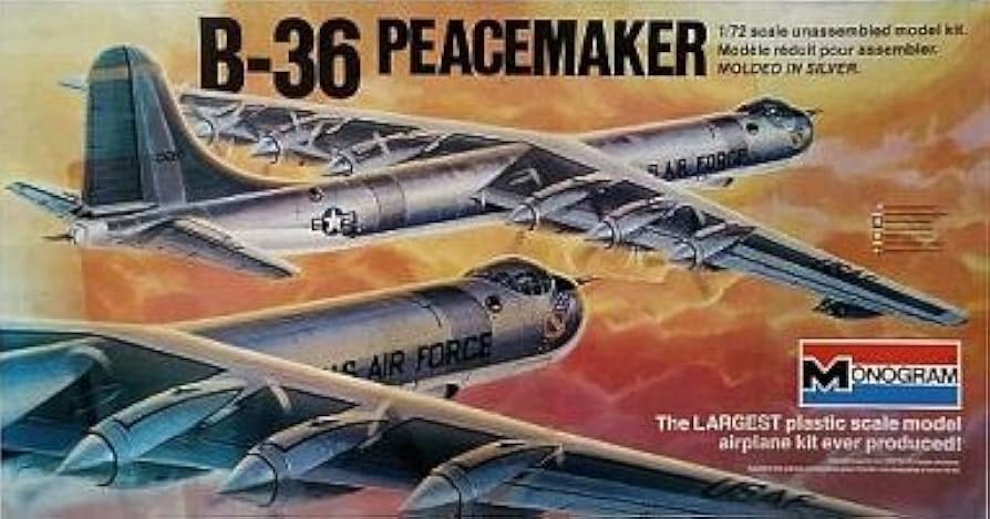 Amazon.co.jp: 1/72 B-36 ピースメーカー PEACEMAKER : おもちゃ