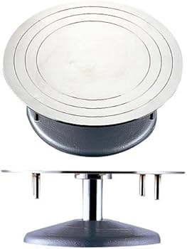 Amazon｜遠藤商事 業務用 デコ回転台 27cm 本体18-8ステンレス 土台