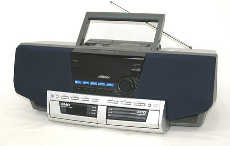 八6207美品Victor CD MD カセットレシーバー