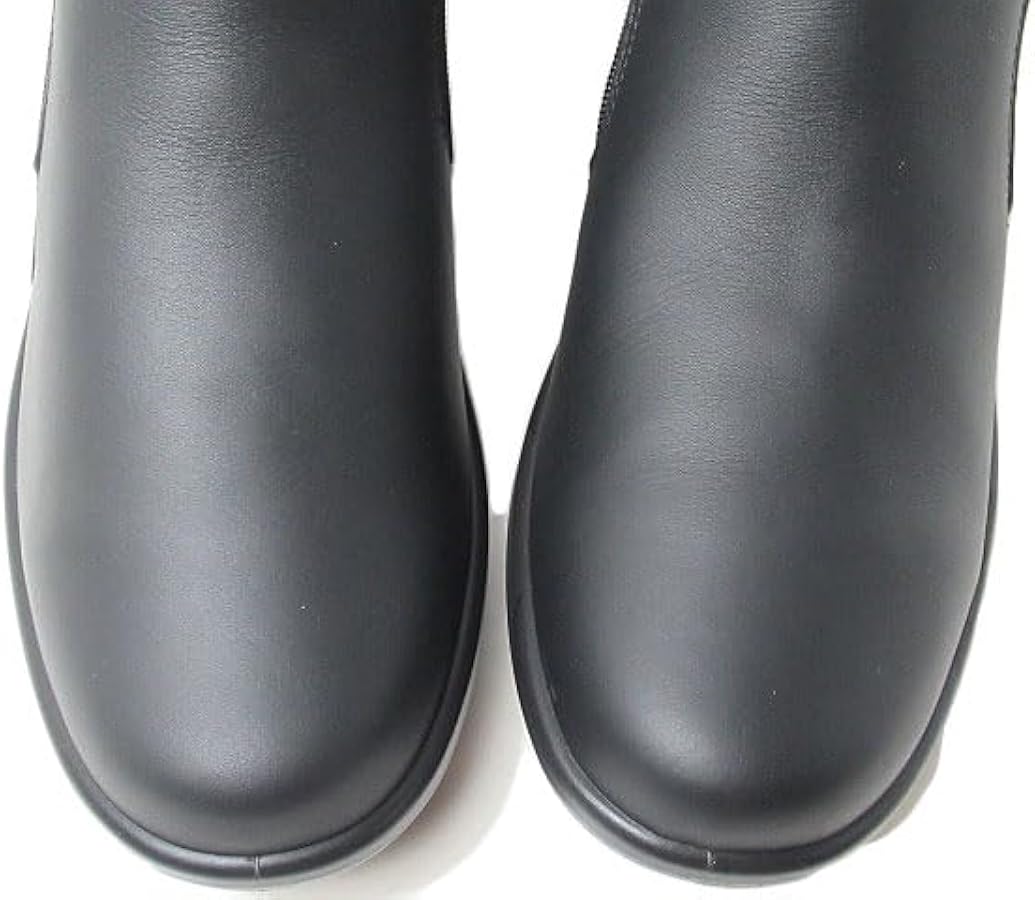 Amazon | [アキレスソルボ] ブーツ 本革 幅広 撥水 ファスナー