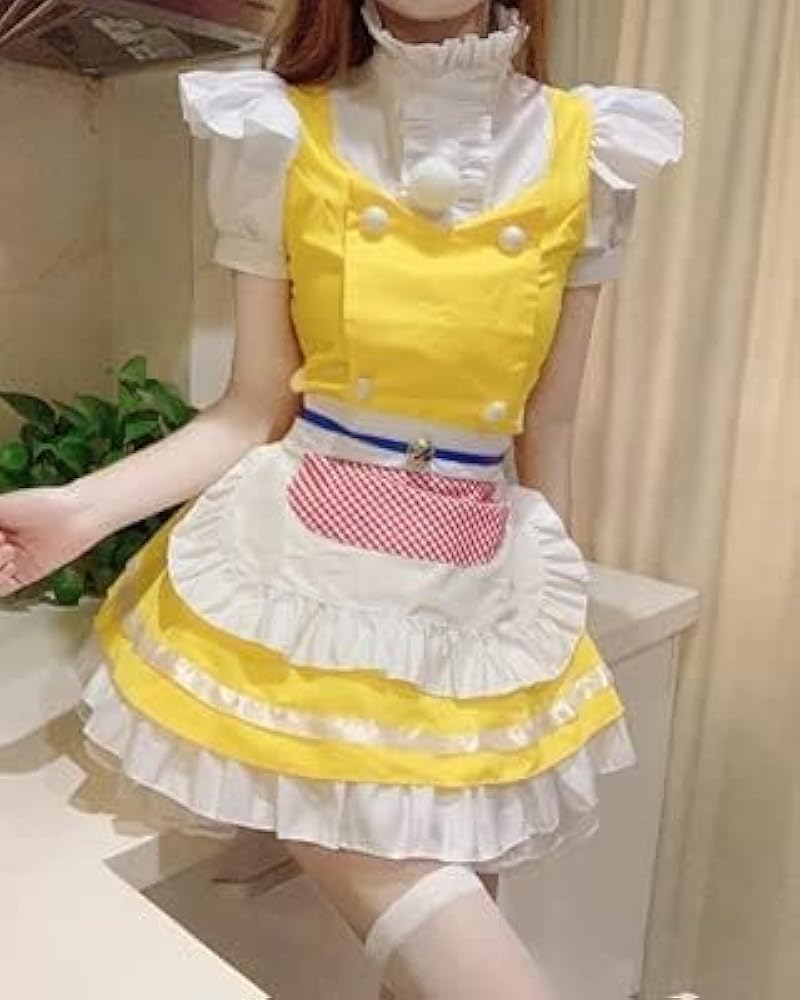 Amazon.co.jp: [DozingCat] 部分即納メイド服 ドラミちゃん風 可愛い