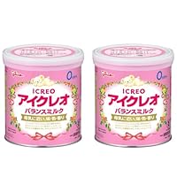 Amazon.co.jp: アイクレオ バランスミルク 320g×2缶 江崎グリコ