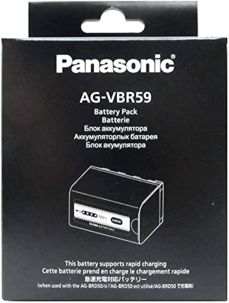 Amazon | Panasonic AG-VBR59 バッテリーパック | パナソニック
