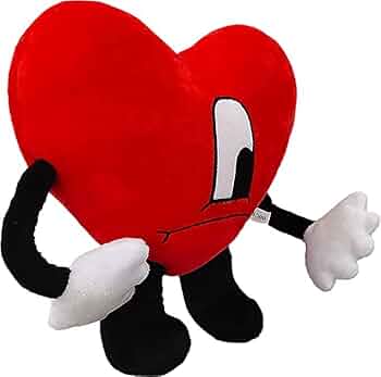 Amazon.com: Bad Cute Bunny Plush Figure Toy 9.4 Inch Love Hearth