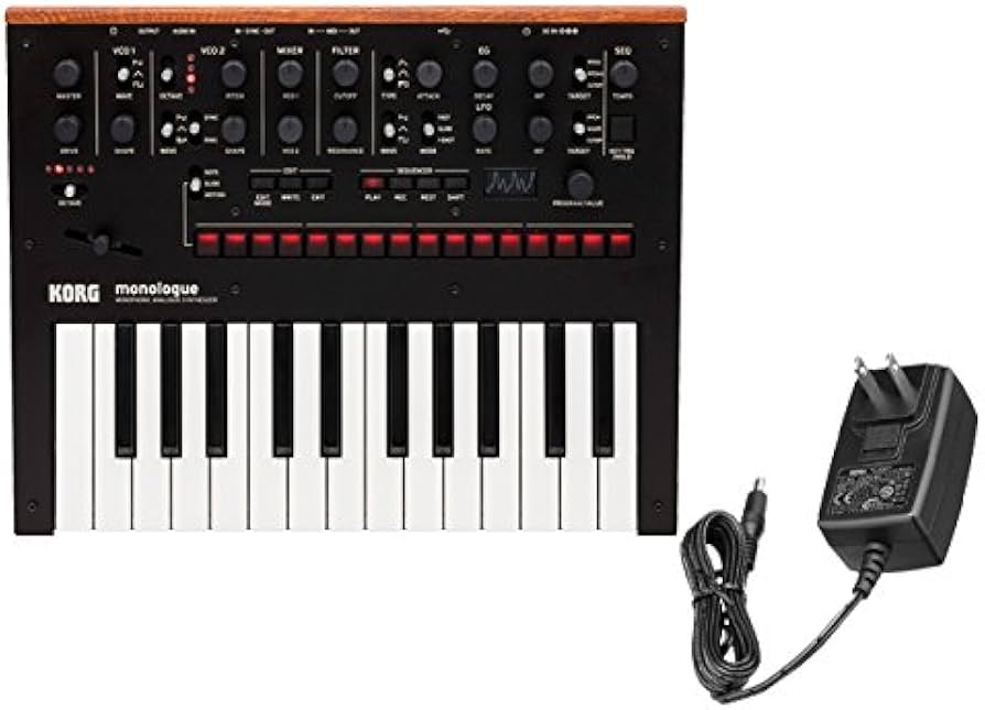 Amazon | KORG monologue Black [monologue-BK] + 純正ACアダプター