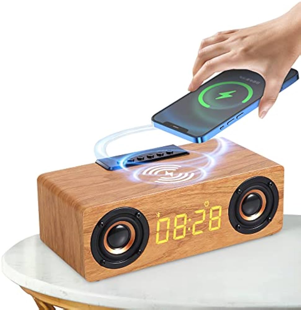 Amazon.co.jp: 置時計 めざまし時計 FMラジオ機能 5種類アラーム音