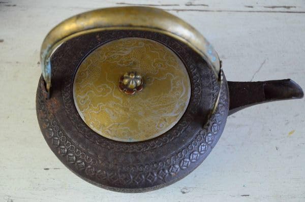 Amazon.co.jp: 時代酒器鉄製銚子一対銚子酒器鉄瓶茶道具骨董重さ1.1kg