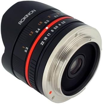 Amazon.com : Samyang 8mm F2.8 UMC Fisheye II (Black) Lens for Fuji