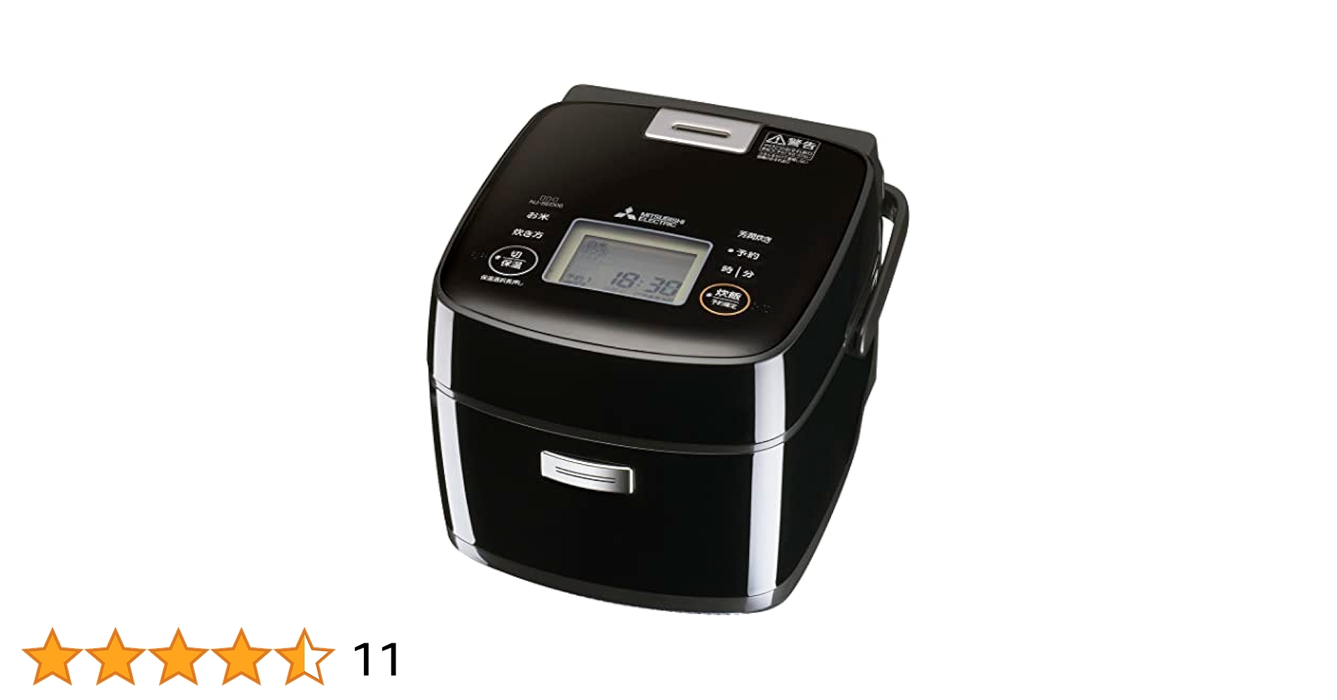 三菱 IH 炊飯器 5.5合炊き NJ-XE10E7-R 本炭釜 2019年製 三菱 IH 炊飯