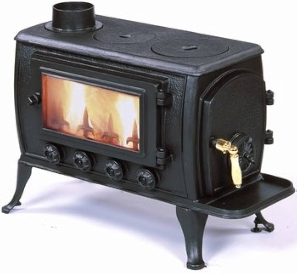 Amazon | GL 鋳物薪ストーブ 20～25坪 ST-N206B | 薪暖炉・薪ストーブ