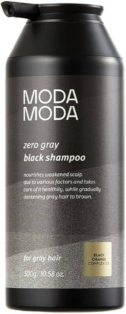 Amazon | モダモダ(MODAMODA) ゼログレーブラックシャンプー 300g