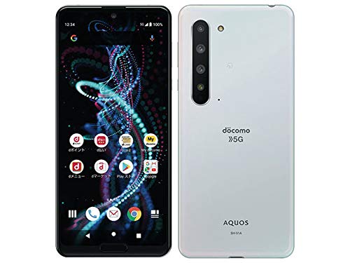 Amazon | docomo AQUOS R5G SH-51A SIMロック解除済 オーロラホワイト