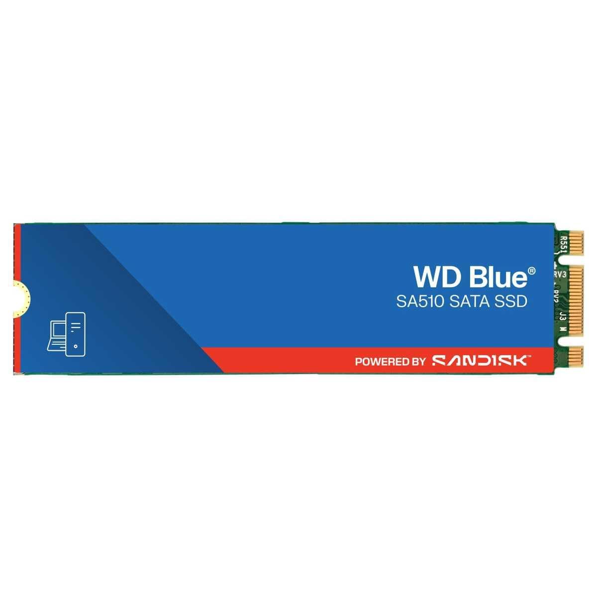 SSD 1TB Western Digital WD Blue SA510, SATA III, M.2 2280, Leitura