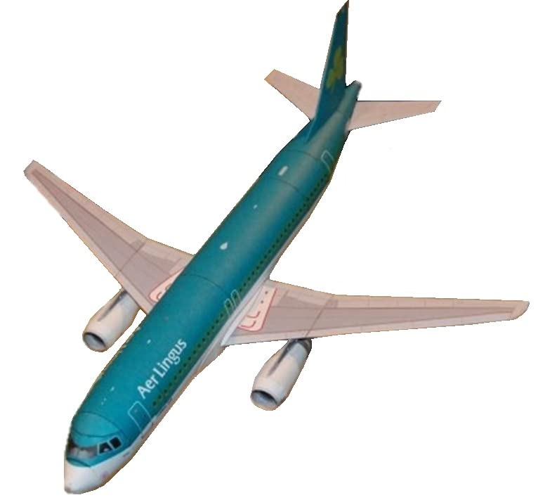 Amazon | 3D 組み立て模型 ペーパークラフト 飛行機 (エアリンガス