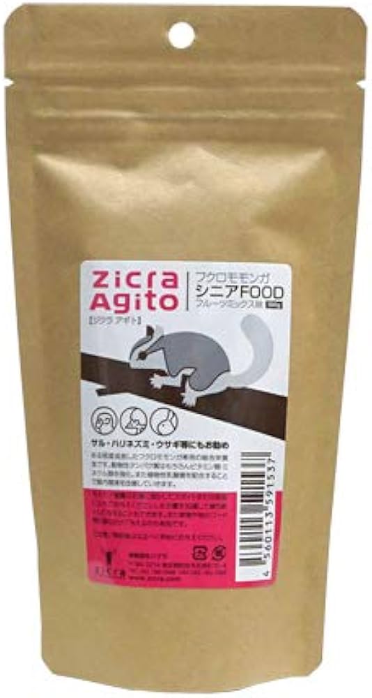 Amazon | ジクラ Agito フクロモモンガシニアFOOD 100g | ジクラ