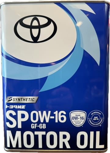 Amazon | TOYOTA(トヨタ) 純正モーターオイル SP 0W-16 4L 08880-14405
