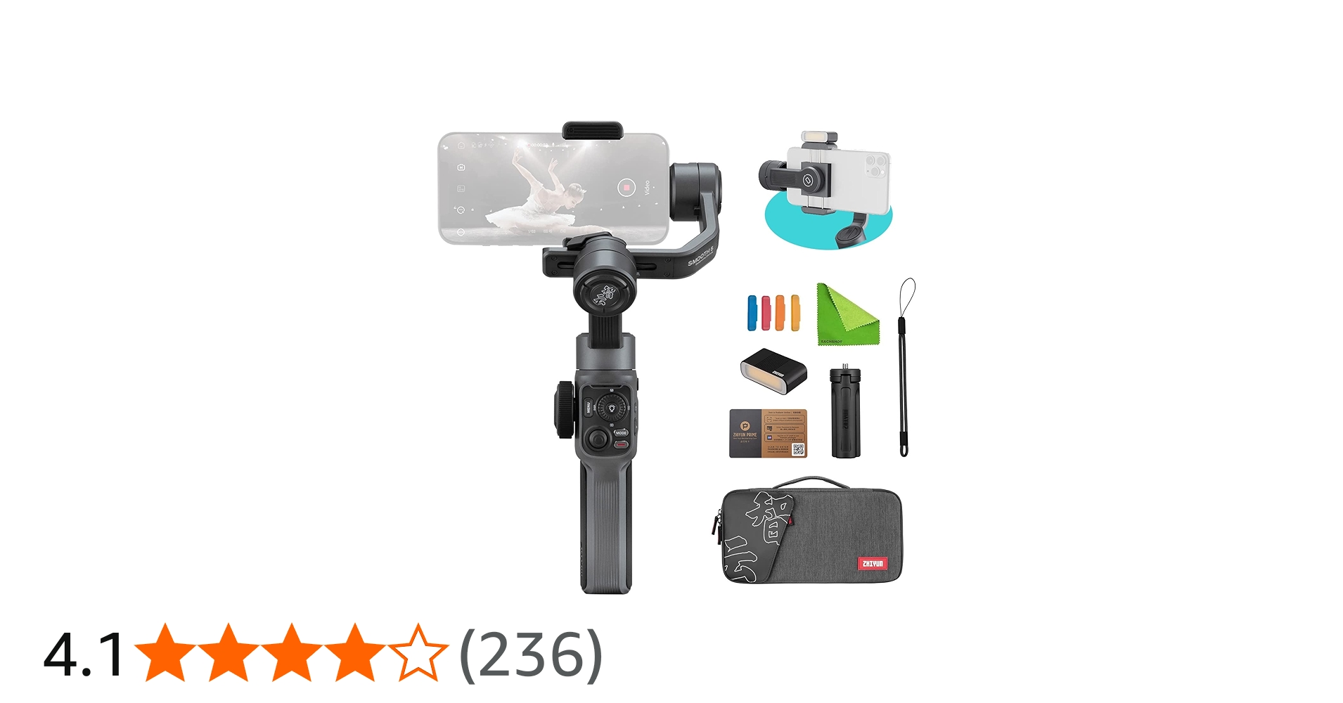 Amazon.co.jp: 【ZHIYUN正規代理】Zhiyun Smooth 5 Combo スマホ