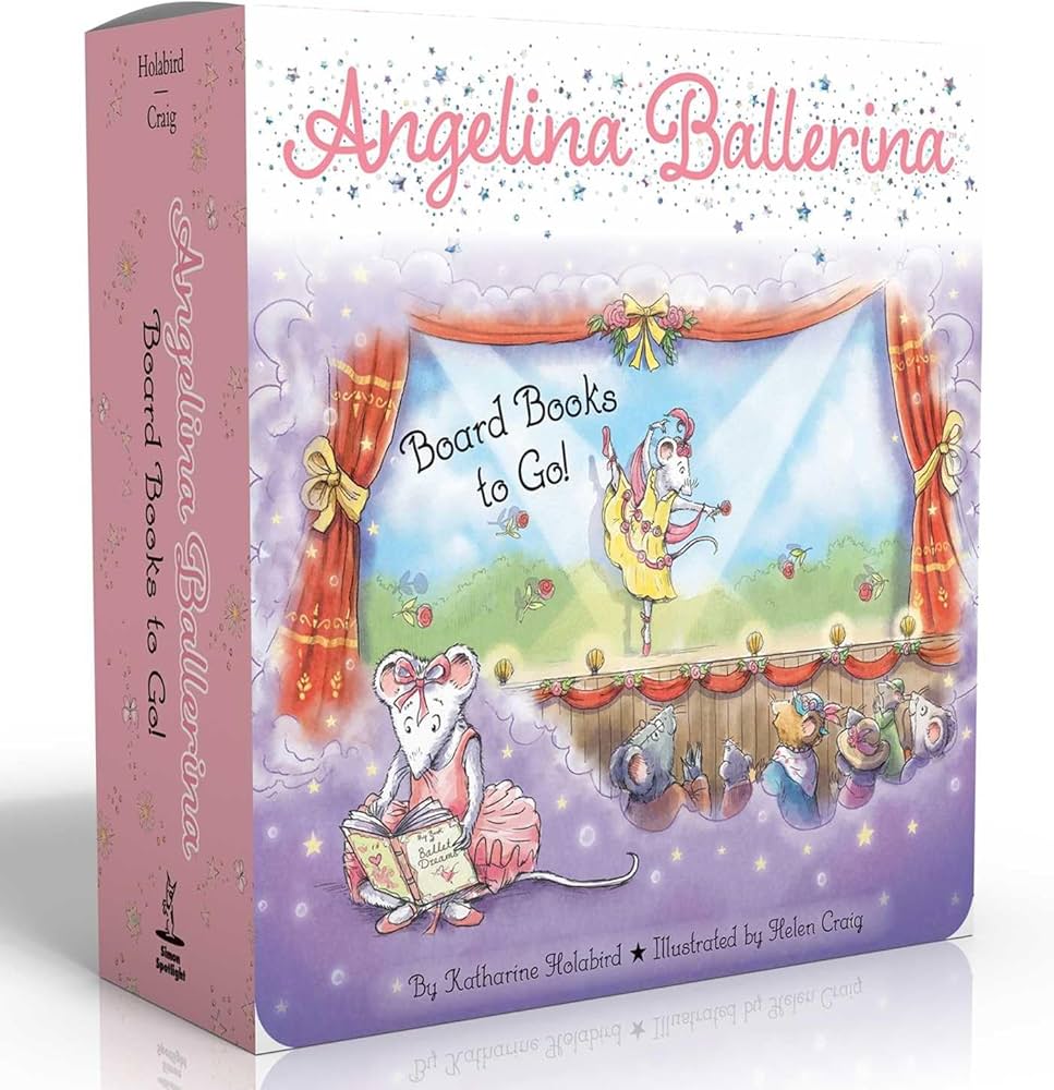 Angelina Ballerina Board Books to Go! (Boxed Set): Center Stage