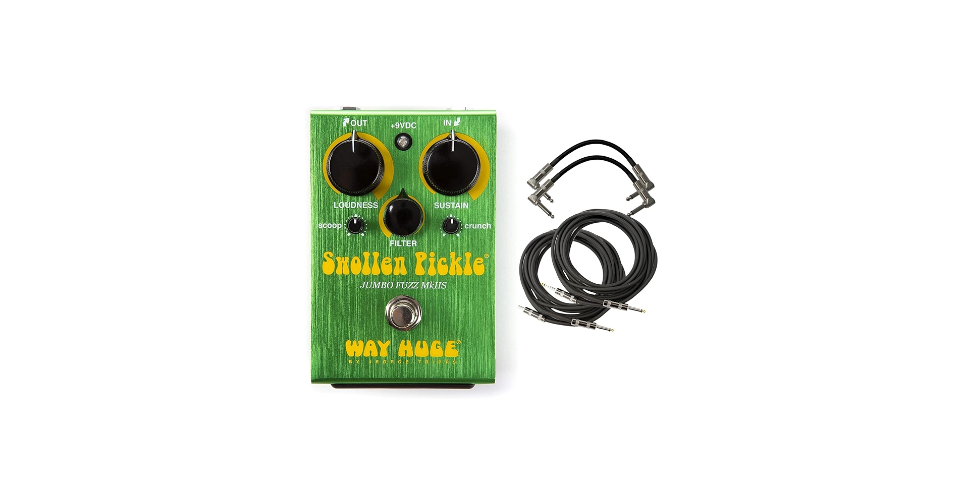 Amazon.com: Way Huge Swollen Pickle MKII Guitar Effects Pedal w/(2