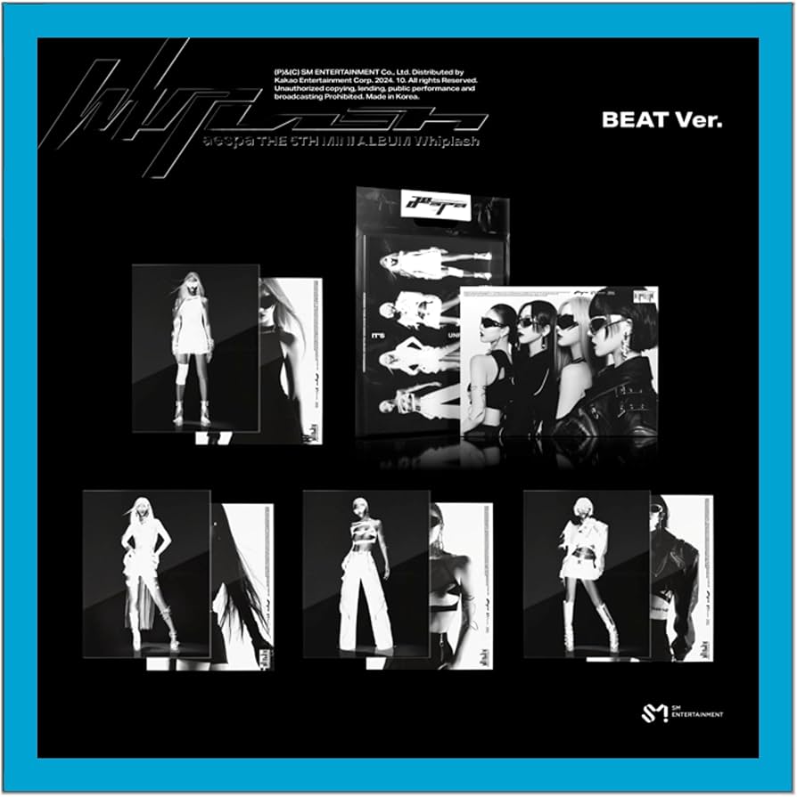 Amazon.com: Koread aespa Album Whiplash 5th Mini Album (BEAT Ver