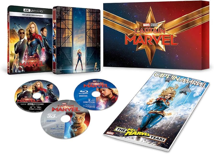 Amazon.co.jp: キャプテン・マーベル 4K UHD MovieNEXプレミアムBOX
