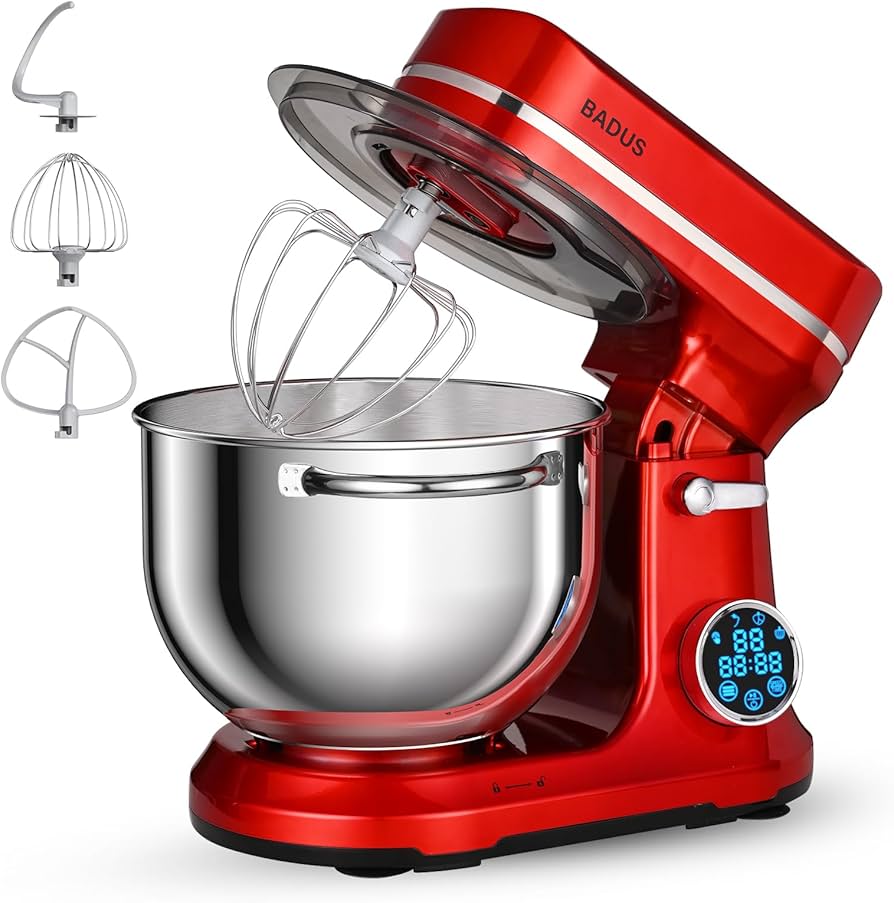 Amazon | スタンドミキサー 卓上型ミキサー 5L大容量 3種類