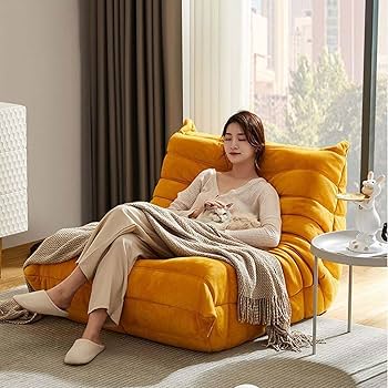 Amazon｜ビーンバッグチェア、レイジーソファチェア人間工学に基づいた