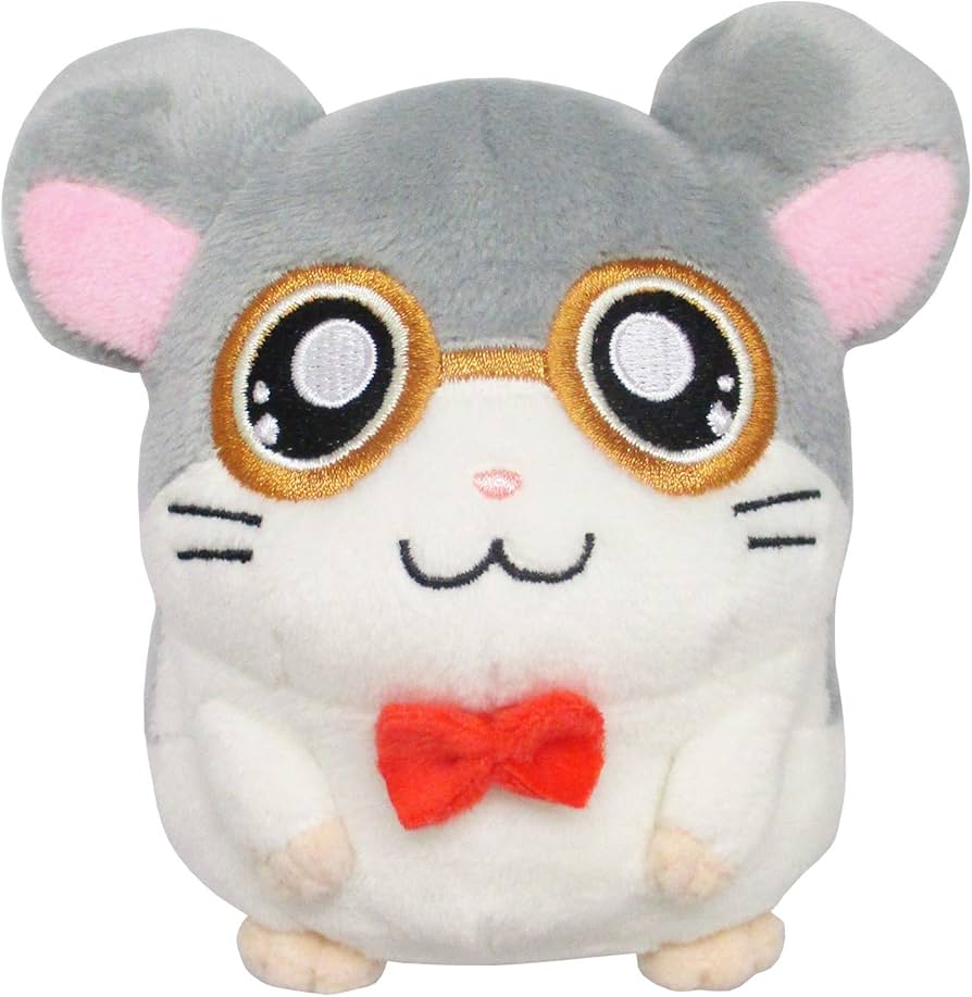 Amazon.co.jp: ハムちゃんずコレクション ぬいぐるみ めがねくん S