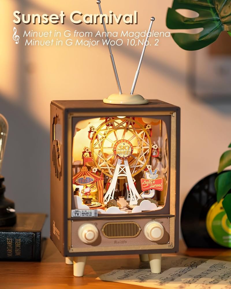 Amazon.com: Rolife 3D Wooden Puzzles for Adults DIY Book Nook Kit