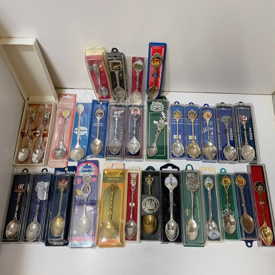 Amazon.co.jp: 30本セットスーベニアスプーン 世界のスプーン 海外製