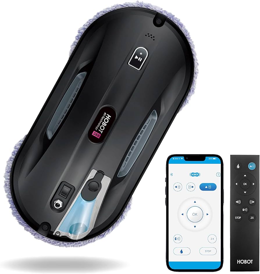 Amazon | 【全自動の窓掃除】 HOBOT-388（ホボット） 窓拭きロボット