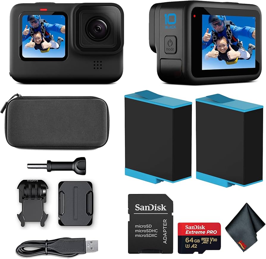 Amazon.com : GoPro HERO10 (Hero 10) Black - Waterproof Action