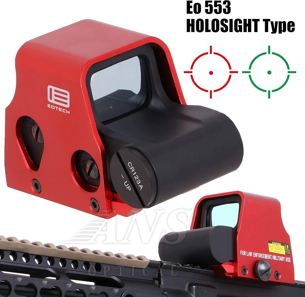 Amazon.co.jp: Eo .HD 553タイプ ホロサイト メタリックレッド 20mm