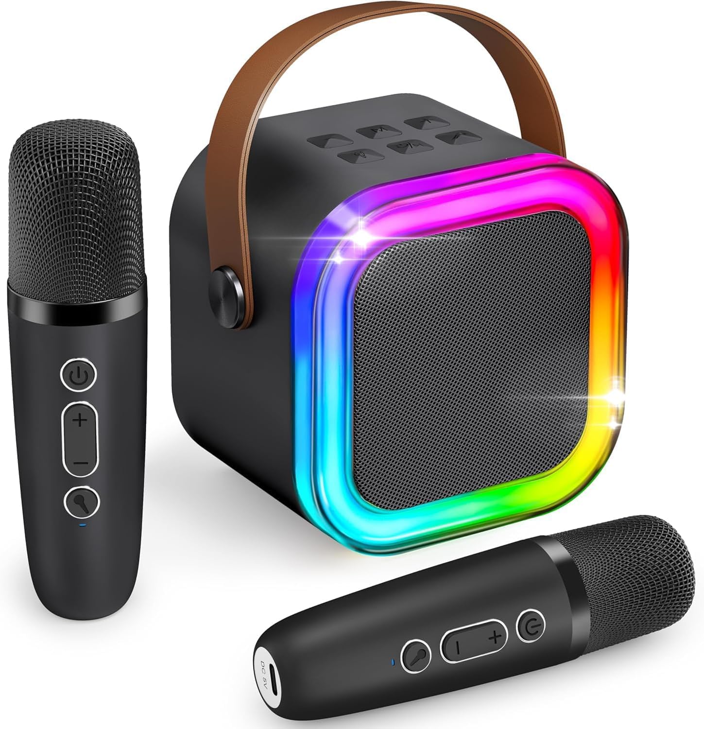 Amazon | Verkstar カラオケセット Bluetoothマイク 2本 カラオケ