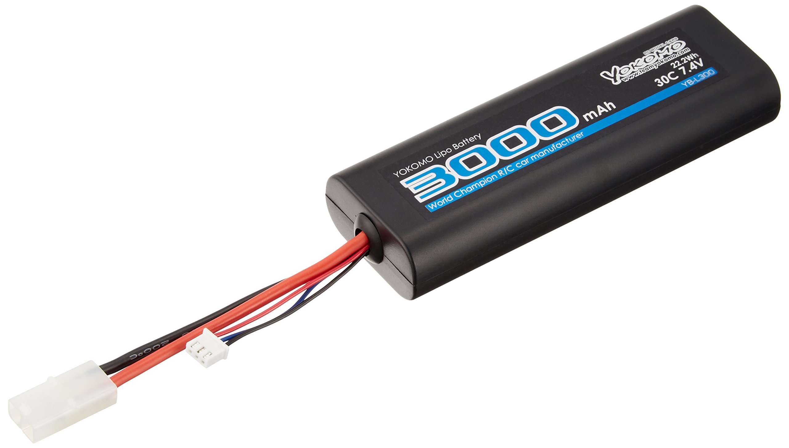 Amazon | YOKOMO Lipo 30C 7.4V 3000mAh バッテリー ストレート YB