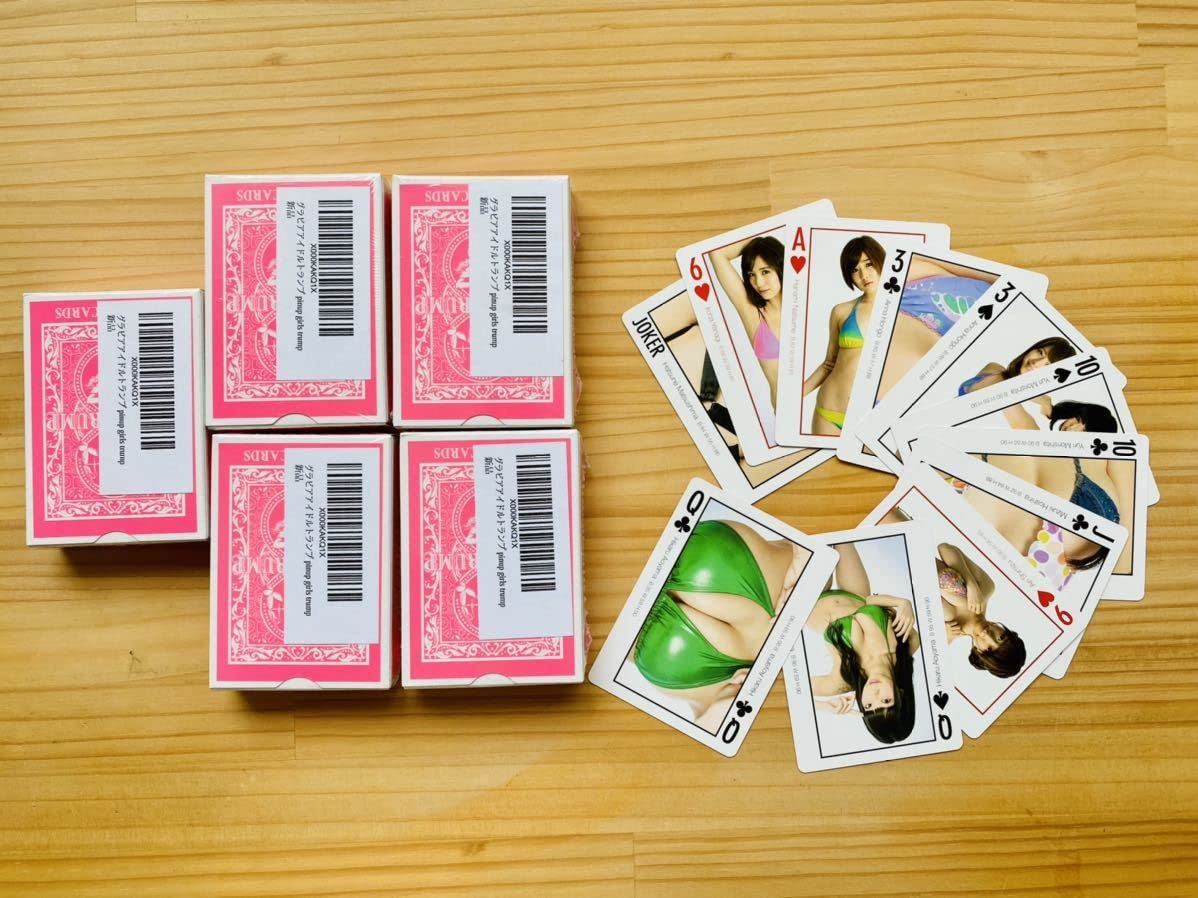 80年代未使用品VIVE LES GIRLS トランプ 80年代未使用品Vive Les Girls