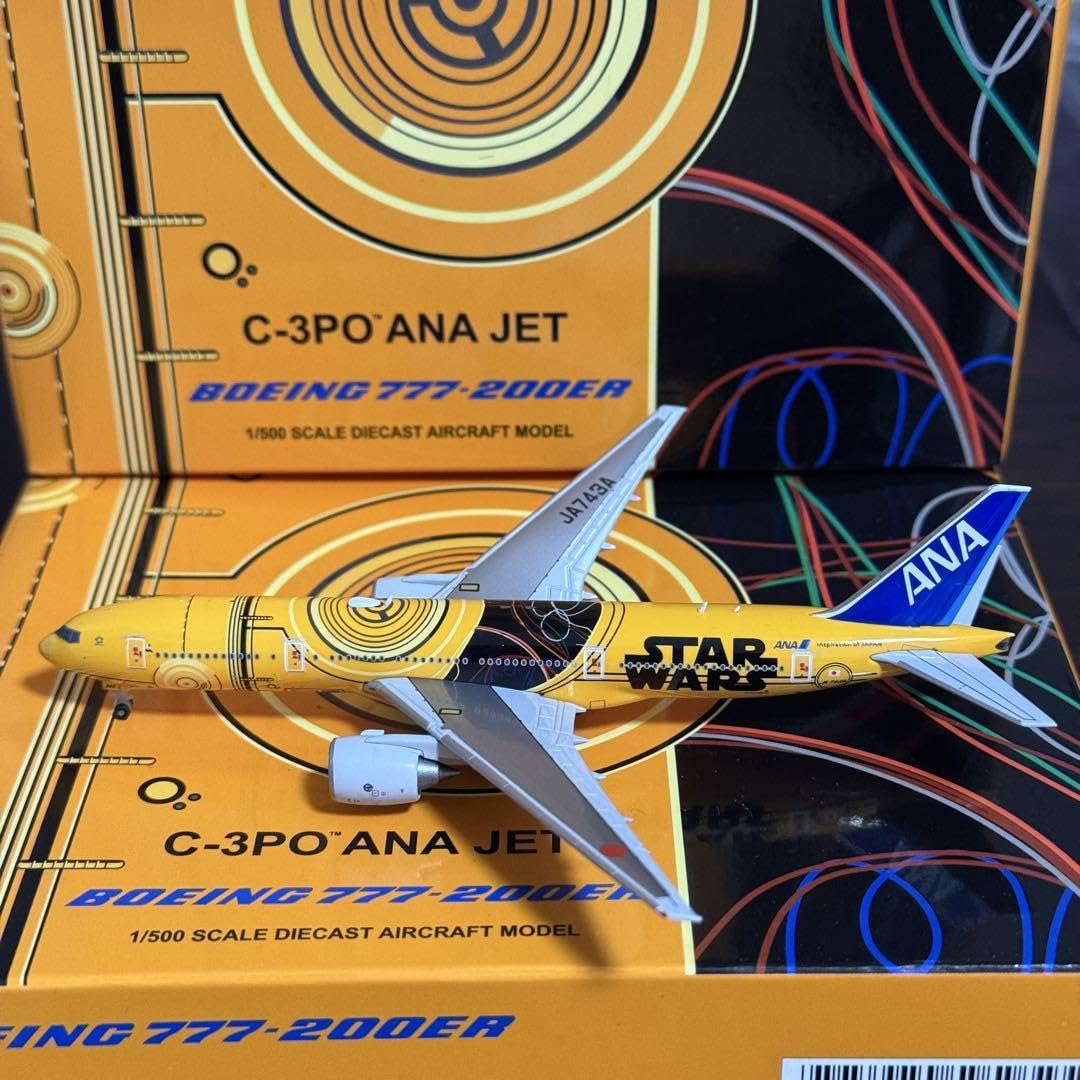 Amazon | ANA B777-200ER JA743A C-3PO 1/500 | プラモデル 通販