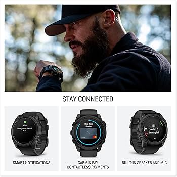 Amazon.com: Garmin Tactix 8 47mm AMOLED Display Smart Watch, Built