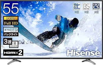 Amazon | ハイセンス Hisense 55V型 液晶 テレビ 55K30 フル