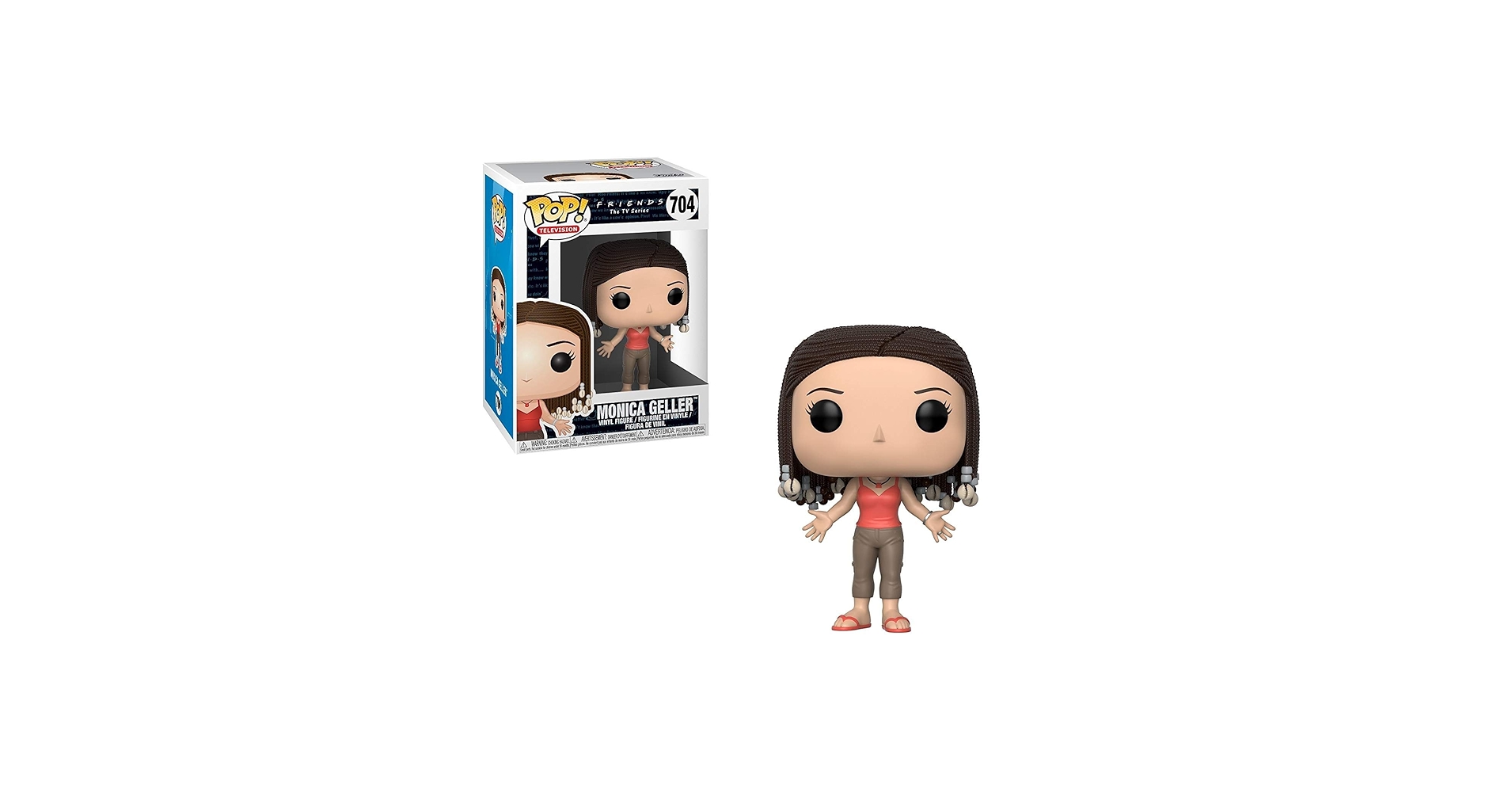 Amazon.com: Funko POP! Vinyl: Friends: Vacation Monica Geller - 1