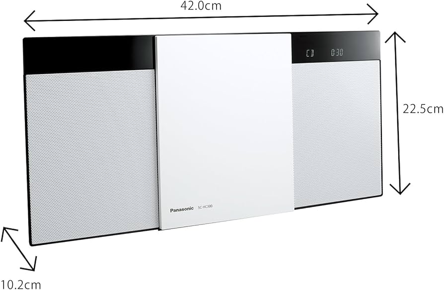 Amazon.co.jp: パナソニック ミニコンポ SC-HC300-W : 家電＆カメラ