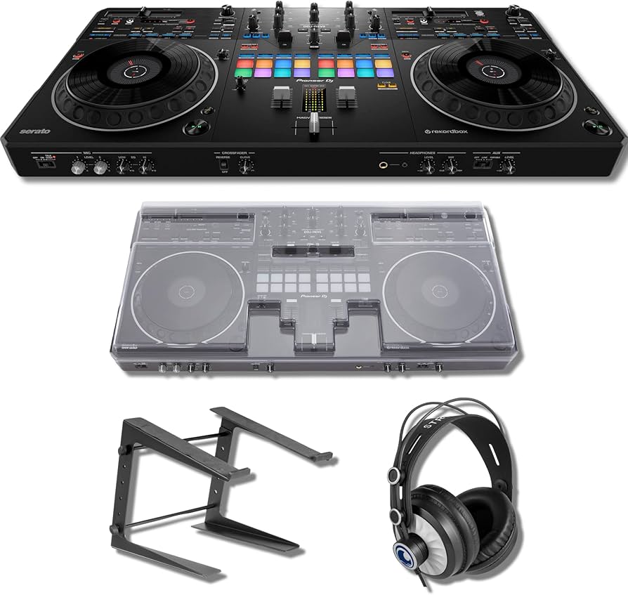 Amazon.com: Pioneer DDJ-REV5 4-deck DJ Controller with Decksaver