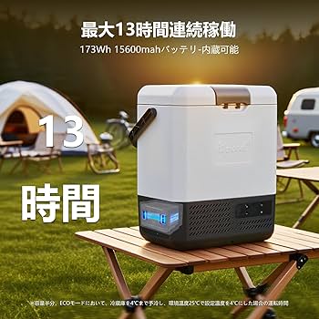 Amazon.co.jp: Alpicool ポータブル冷蔵庫 車載冷蔵庫 車載冷蔵冷凍庫