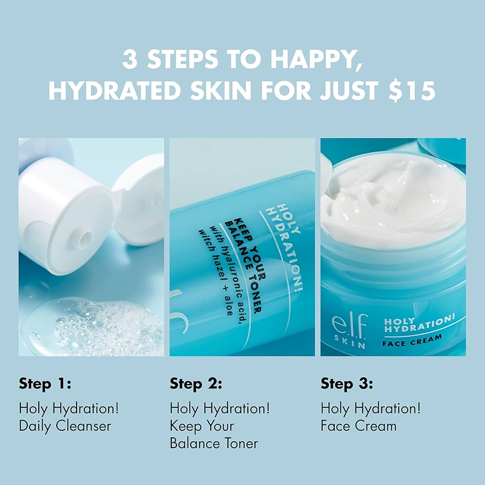 Amazon.com: e.l.f. Skin Holy Hydration! The Essentials Mini Kit