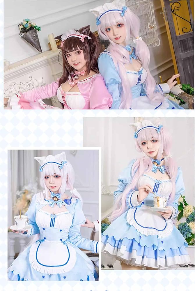 Amazon.co.jp: [YYSMUPILE] ネコぱら バニラ コスプレ衣装 【ウィッグ